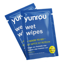 Soft And Tender Biodegradable Flushable feminine care Household Wet Wipes with individual packing